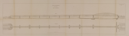 2409-0024 [De spoorbruggen over de Waal bij Zaltbommel en de Lek bij Culemborg], [ca. 1863]