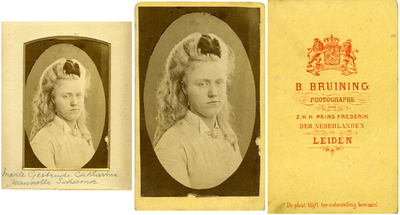 470-0004 Marie Gertrude Catharina Jeannette Schermer 1851-?, ca. 1870