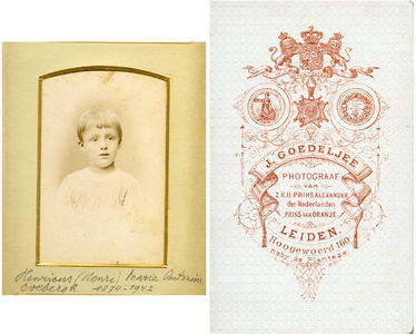 470-0008 Henricus (Henri) Maria Antonius Coebergh 1874-1942, ca. 1880