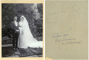 505 Huwelijk G. van Ditzhuyzen en J. Coebergh, 1905