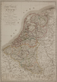 1014 Carte routière de royaume des Pays Bas comprenant La Hollande et la Belgique aux qu'elle on a joint le Grand Duché ...