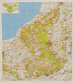 1062 Kaart van de Veluwe voor wielrijders, wandelaars en ruiters, 1940