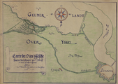 126 Caerte der Over-IJsselsche limiten boven Deventer van d'IJssel aff tot voorbij 't clooster ter Honnep, 1612 ...
