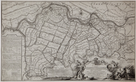 23-0002 Kaart van de Graafschappen Buuren en Culenburg, neffens de aangrensende Oude Abdij van Mariënwaard, het Ambt ...