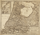 275-0001 Nieuwe kaart der provincie van Holland, 1744