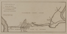 284-0003 Figuratieve kaart van de doorbraak in de Meidijk in den Bommelerwaard voorgevallen den 30e van Louwmaand 1809, ...