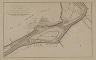 284-0004 Figuratieve kaart van de doorbraak te Kedichem benevens de situatie der rivier de Linge, [1809]