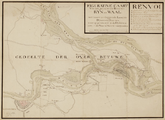 313 Figurative caart van een gedeelte der rivieren Rijn en Waal..., [1761]