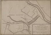 485 Kaart van een gedeelte der riviere de Neder-Rijn en Waal met de tussen gelegene Neder-Betuwe omtrent de dorpen ...