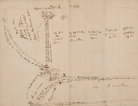 221 [De situatie van de Steenwaardt en de door de geërfden in het Worth-Rheder Broek ca, 1767 aangelegde zomerdijk van ...