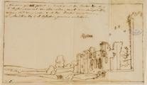 1513-0001 De ruine van het huis Rossum, 1600-1700