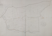 127 Kaart van de landen gelegen in de gemeente van Dalem ..., 1809