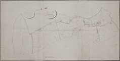 160 Kaart van de landerijen geleegen in de gemente van Kerk-Avezaath..., 1809