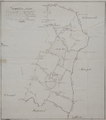 33 Brouillon kaart van een gedeelte der landen gelegen in de gemeente van Steenderen ..., 1807