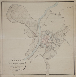 78 Kaart van het schependom Zutphen perceelsgewijze opgemaakt, 1809-1810