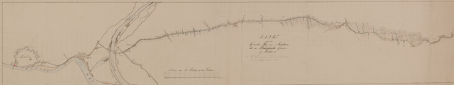 315 De grote weg van Arnhem tot de Pruisische grenzen bij Babberich, april 1823