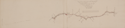 423-0001 [De weg van Zilvolde over de Bonte Brug tot aan de grens], 22 oktober 1827 en z.j.
