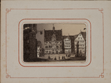 1609-0016 Marktplatz zu Marburg, ca. 1880