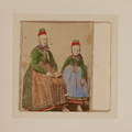 1617-0018-01 Vrouw en meisje in klederdracht, ca. 1900