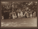 1620-0046 Groepsfoto huwelijk Rodolphe F. van Heeckeren (1858-1936) met Marie Amelie Mechteld Agnes von Aldenburg ...