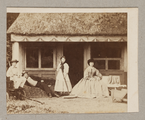 1627-0581 Groepsportret van Justine C. (1844-1934), Willem H.A.C. (1846-1918), Sara A.M.C. (1851-1925), Jacob D.C. ...