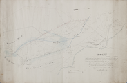 1824-0001 Kaart van de ligging der velden omstreeks den Weg van de Tolhut naar Ruurlo (¼) tot eene verbeterde ...