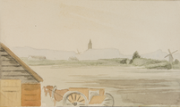 572-0013 Gezicht op Amerongen bij het Ingensche Veer, juli 1900