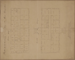 267 Platte grond teekening van de eerste en tweede etage van het huis Bingerden, 1844