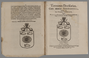 109 Terminus Decisorius Cum Annexa Sententia : in saken van den Vromen Patriot tegen Willem Roever D.IV. als ...