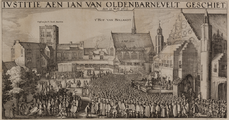 28-0001 Iustitie aen Ian van Oldenbarnvelt geschiet, den 13 May 1619, 1619