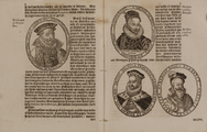 67-0002 Portretten van Don Louis de Requesens, Mattias van Oostenrijk, de hertog van Alencon en de graaf van Leycester, 1630