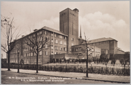 1233 N. H. Diaconessenhuis. Arnhem. Zusterhuis gezien van hoek G. A. v. Nispenstraat Izaak Evertslaan, ca. 1935
