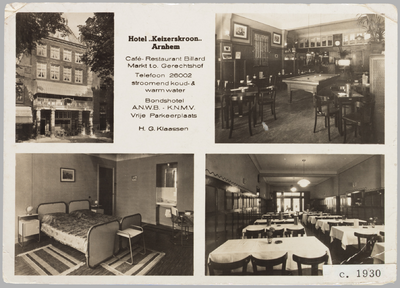1310 Hotel Keizerskroon Arnhem, 1930-01-01