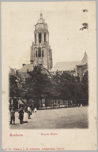 1357 Arnhem Groote Markt, ca. 1905