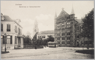 1533 Arnhem Marktstraat en Gemeentearchief, ca. 1910