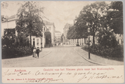 1601 Arnhem, Gezicht van het Nieuwe Plein naar het Stationsplein., ca. 1900