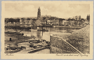 2038 Arnhem Gezicht op de stad vanaf Rijnbrug, ca. 1935