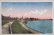 2125 Arnhem, Panorama v.d. Rijn. Onderlangs., ca. 1910