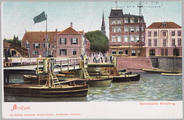2647 Arnhem, Openstaande Schipbrug., ca. 1910