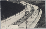 333 Gezicht vanaf het viaduct aan den Apeldoornschen weg op den Cattepoelschen weg in Arnhem., ca. 1930