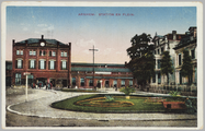 3883 Arnhem, Station en plein, ca. 1910