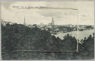 4105-0001 Gezicht van af Bovenover Arnhem, 1910-09-15