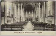 4192 Interieur Kapel St. Elisabeths-Gasthuis Arnhem, 1913-03-17