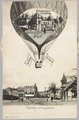 4456-0004 Groeten uit Arnhem: Concertgebouw Musis Sacrum/Velperplein met Roggestraat, ca. 1935