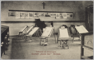 4845 Teekenzaal der weesjongens. Gesticht Insula Dei Arnhem, ca. 1920