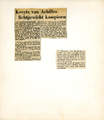 11854 Sportalbum W.M. Kreijtz: Worstelaar bij Krachtsport Vereniging Achilles, 1952