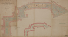 1195 Situatie van de gedempte Jansgracht met aangrenzende pleinen, en aanduiding van bestaande plantsoen, [Z.d], 1875-1900