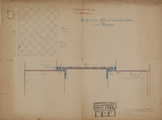 1699 Gusseiserne Kanalabdeckplatten mit Zarge, 1895