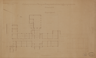 18 Ontwerp voor eene Hoogere Burgerschool met vijfjarigen cursus. Begane grond, 01-03-1904