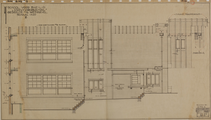 2358 School voor Bijz. L.O. Creutzbergschool . Gedeelte van de Westgevel, 10-11-1921